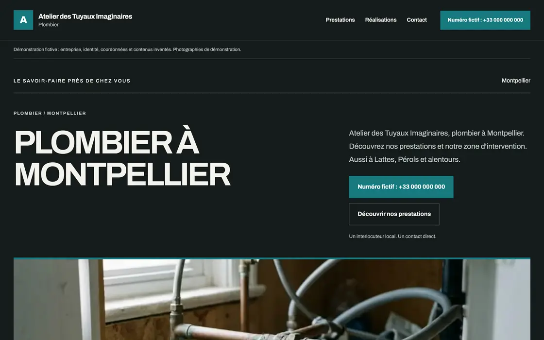 Modèle Signature sur ordinateur, entreprise fictive