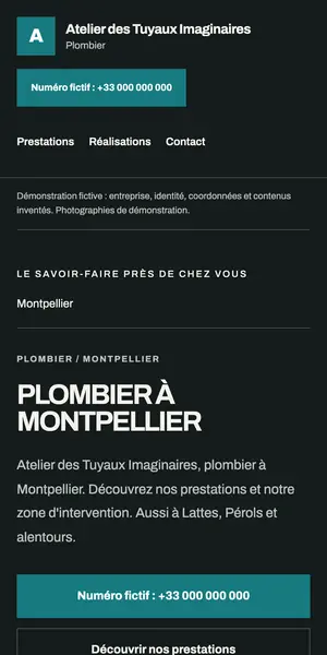Modèle Signature sur mobile
